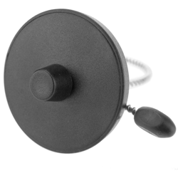 Nero RF EAS tag antifurto supporta 8.2MHz 55 millimetri blocco del cavo d'acciaio 100 unità - Primematik características