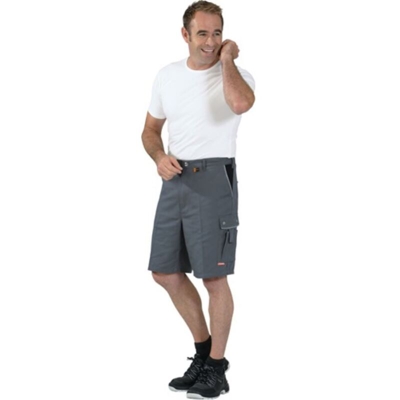 Pantaloncini Canvas 320 taglia XXL grigio/nero PLANAM