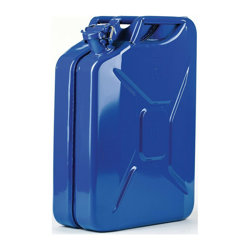 Tanica carburante 20l blu segnale RAL 5005 lamiera d'acciaio L345xP165xH470mm VALPRO precio