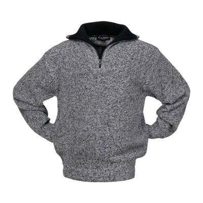 Maglione taglia XXL, nero / bianco screziato