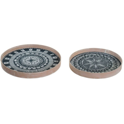 Statua Decorativa Vetro Legno MDF (2 pcs) - Dkd Home Decor características