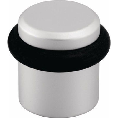 Tampone porta a pavimento 4735 D.39mm H.36mm alu.silverf.ma fissaggio tassello anodizzato HERMETA