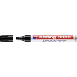 Pennarello indelebile 3300 linea nera 1-5mm punta a scalpello EDDING (Per 10) en oferta