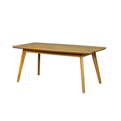 Dmora Tavolo in mdf laminato rovere color naturale, cm 180x90x75 precio