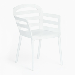 SKLUM Sedia da giardino con braccioli Gerum Bianco Polipropilene características