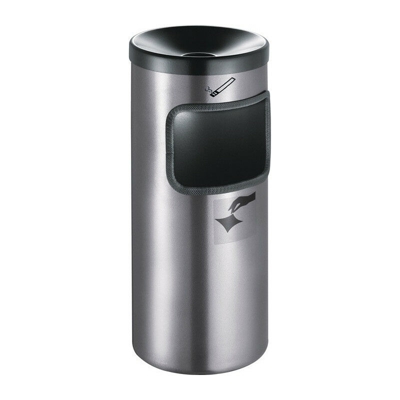 Rondella di sicurezza a parete Ø180xH410mm new silver con dispositivo di ribaltamento TKG