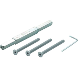 Set fissaggio porta diametro 87-92mm M6x100 galv. VK10mm perno-L.170mm Hoppe® precio