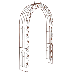 CLP - Arco da Giardino Emma in Metallo Verniciato a Polvere Antico/marrone características
