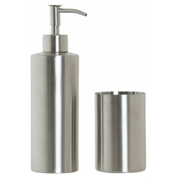 Set da Bagno DKD Home Decor Acciaio (2 pcs) en oferta