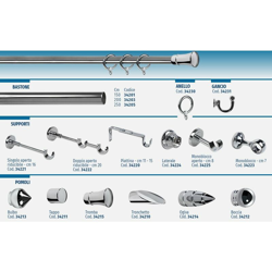Generico - Ganci in ferro cromo time Ø 20 mm características