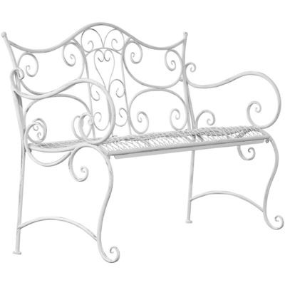 Panchina da Giardino TARA Bianco antico