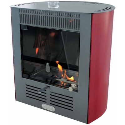 Tecno Air System - Stufa a bioetanolo ventilata Smart - disponibile in diversi colori | Colore: Fragola