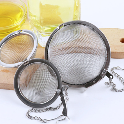 4 formati 304 in acciaio inox palla rotonda te infusore maglia fori catena sfera caffe filtro a base di erbe colino strumenti di cottura,Tipo,3 características