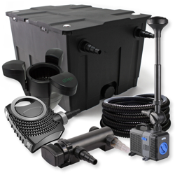 Wiltec - SunSun Set per stagni 60000l 18W depuratore per stagni NEO7000 tubo fontana Skimmer características