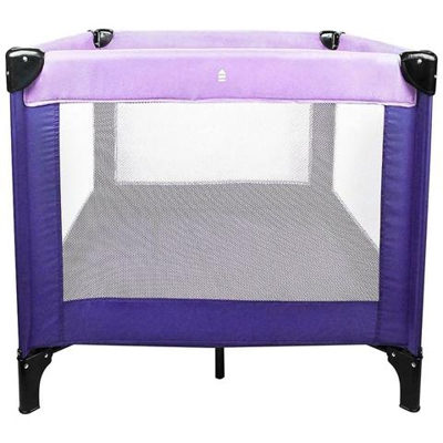 Lettino Da Viaggio, Lettino Per Bambini, Standard Ce, 93 X 93 X 76 Cm, Lilla / viola, Carico Massimo: 25 Kg