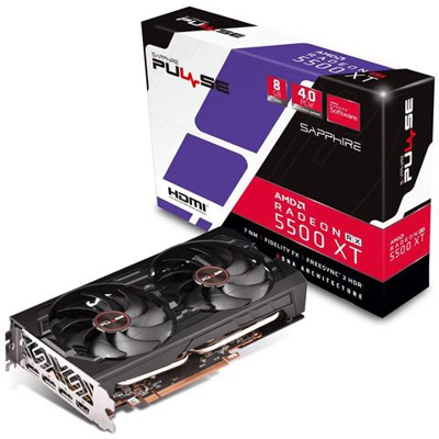 AMD Radeon RX 5500 XT 8 GB GDDR6 Pci-E 3 x DisplayPort / 1 x HDMI