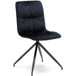 Sedia Alba set da 2 in tessuto blu precio