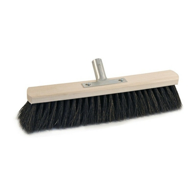 Scopa Arenga con supporto manico in metallo piatto legno L.400mm SOREX
