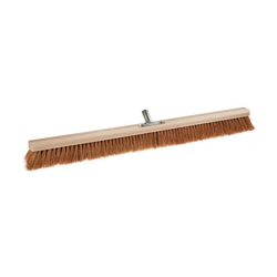 Scopa in cocco L.1000mm con supporto manico in metallo piatto legno SOREX en oferta