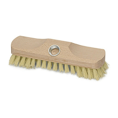 Scrubber fibra plastica L.220mm corpo legno con peso