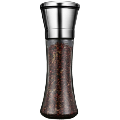 Nuovo macinapepe in acciaio inossidabile 304 Macinapepe manuale Macinacaffe in polvere di pepe nero Fiore Salatini Bottiglia per aromatizzare il