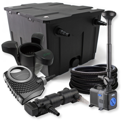 Wiltec - SunSun Set per stagni 60000l 18W depuratore per stagni NEO7000 tubo fontana Skimmer precio