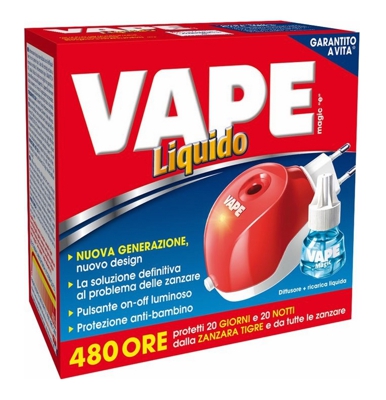 Insetticida Elettrico A Ricarica Liquido Antizanzare - Vape
