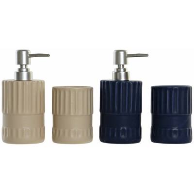 Set da Bagno DKD Home Decor ABS Gres (2 pcs)