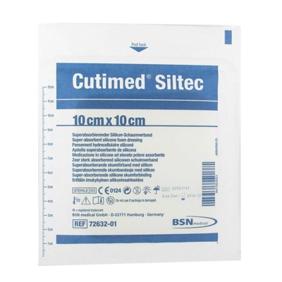 Cutimed® Siltec Medicazione in Silicone 10 cm x 10 cm
