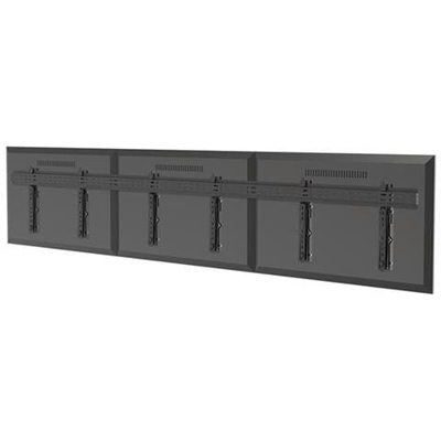 017-2013k Kit Di 3 Supporti Per Videowall Con Sistema Push Pull Per Schermo Tv Lcd Led 37''''-70''''