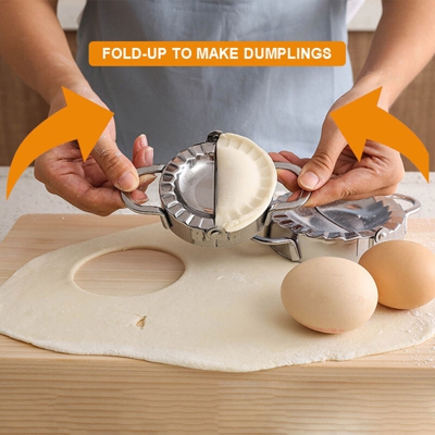 Dumping Maker Pressa per pasta Taglierina circolare Ravioli Empanada Maker Utensili da cucina per stampi in acciaio inossidabile,Tipo,S - Tipo,S