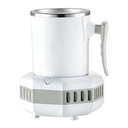 Tazza elettrica a raffreddamento rapido Frigorifero Acqua Latte Birra Caffe Te Cacao Bevande Piatto di raffreddamento rapido con tazza in alluminio características