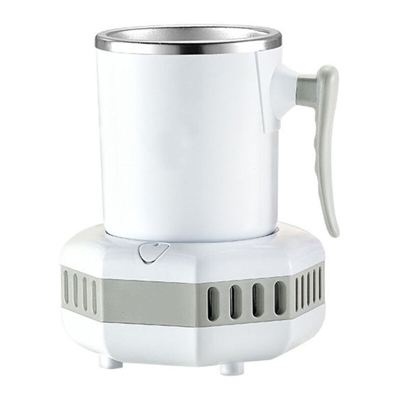 Tazza elettrica a raffreddamento rapido Frigorifero Acqua Latte Birra Caffe Te Cacao Bevande Piatto di raffreddamento rapido con tazza in alluminio