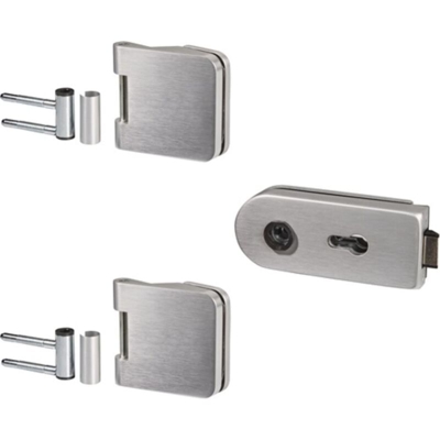 Guarnizione per porta in vetro STUDIO Rondo / OFFICE Junior LM Dark Niro UV maniglia per frontale