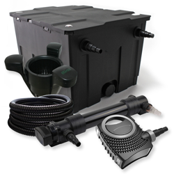 Wiltec - SunSun 1-Camera Set per 60000l 36W UVC Depuratore per stagni NEO8000 70W Pompa Tubo Skimmer en oferta