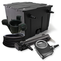 SunSun 1-Camera Set per 60000l 36W UVC Depuratore per stagni NEO8000 70W Pompa Tubo Skimmer en oferta