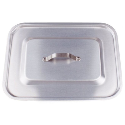 Agnelli Coperchio Rettangolare Piano ad Angoli Tondi Alluminio 35x26cm