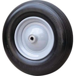 Ruota in polimero diametro 400 mm, larghezza ruota 100 mm, completamente schiumata, incluso asse CAPITO características