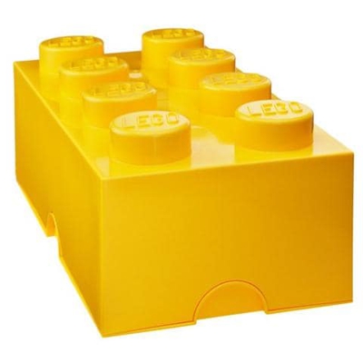 Scatola Grande Mattoncino Giallo LEGO