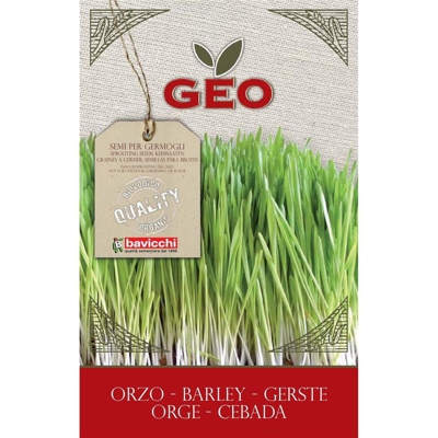 Semi Bio Di Orzo Per Germogli 80Gr Semenzaio Sementi Seeds