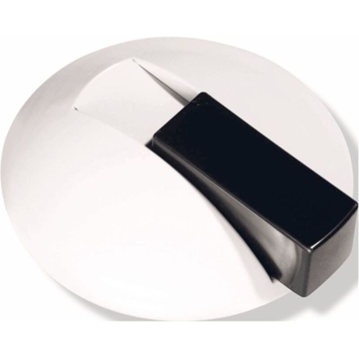 Tampone porta pavimento 625 99 D.85mm H.22.5mm Ku.99 montaggio tassello bianco puro HEWI