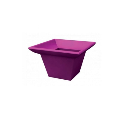 VITTORIANO LISCIO VASO A TUTTA CAPIENZA H 38 cm VARI COLORI KLORIS | Colore: Viola