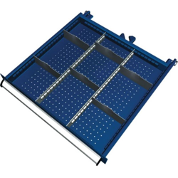 Materiale suddivisione cassetti frontale 100-125mm 2 lunghezze / 6 divisori trasversali cassetto W459mm en oferta