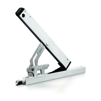 Forbici OL 90 bianco con serratura sospesa e supporto anta GEZE