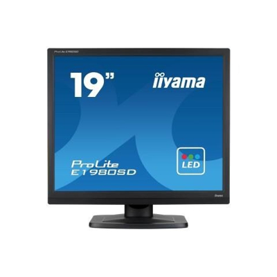 E1980SD ProLite, 48,26 cm (19'') , 5 ms, 250 cd / m², 2W, Nero, 100 x 100 mm