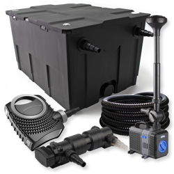 Wiltec - Set di filtri a 1 camera SunSun 60000 l 24W UVC Depuratore per stagni NEO8000 70W Pompa Tubo Fontana características