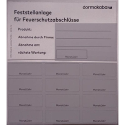 Etichetta di omologazione per sistemi fermaporta hold en oferta