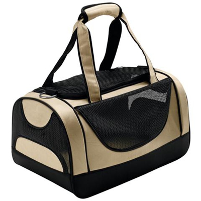 Trasportino Borsa Per Cani Portland Beige E Nero 61815