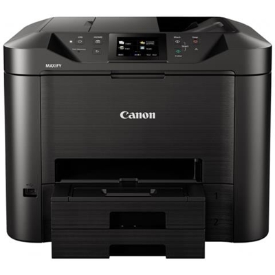 MULTIFUNZIONE CANON Maxify MB5450 A4 4INK 23/15IPM 500FF LCD 8.8cm FAX DUPLEX DADF LAN WiFi USB stampa da servizi cloud 0971C031