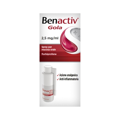 Benactiv® Gola Spray per mucosa orale 2,5 mg/ml
